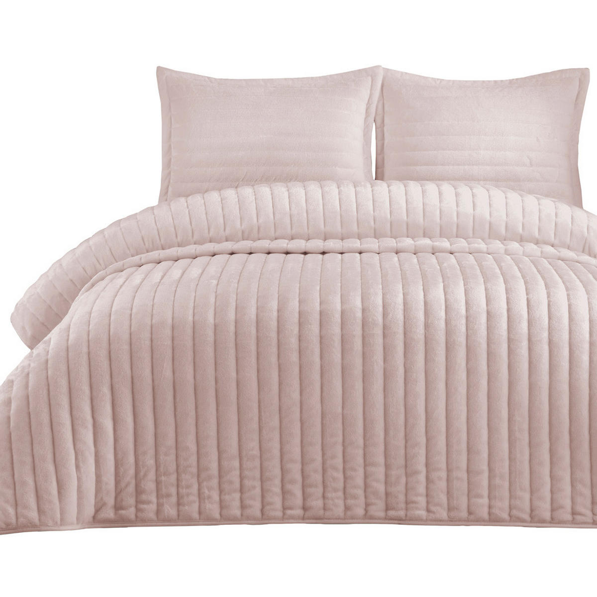 TAGESDECKE 230/260 cm Set 3-teilig mit Kissenbezügen #01 Creme - Creme, Textil (230/260cm) - ROLFNERS