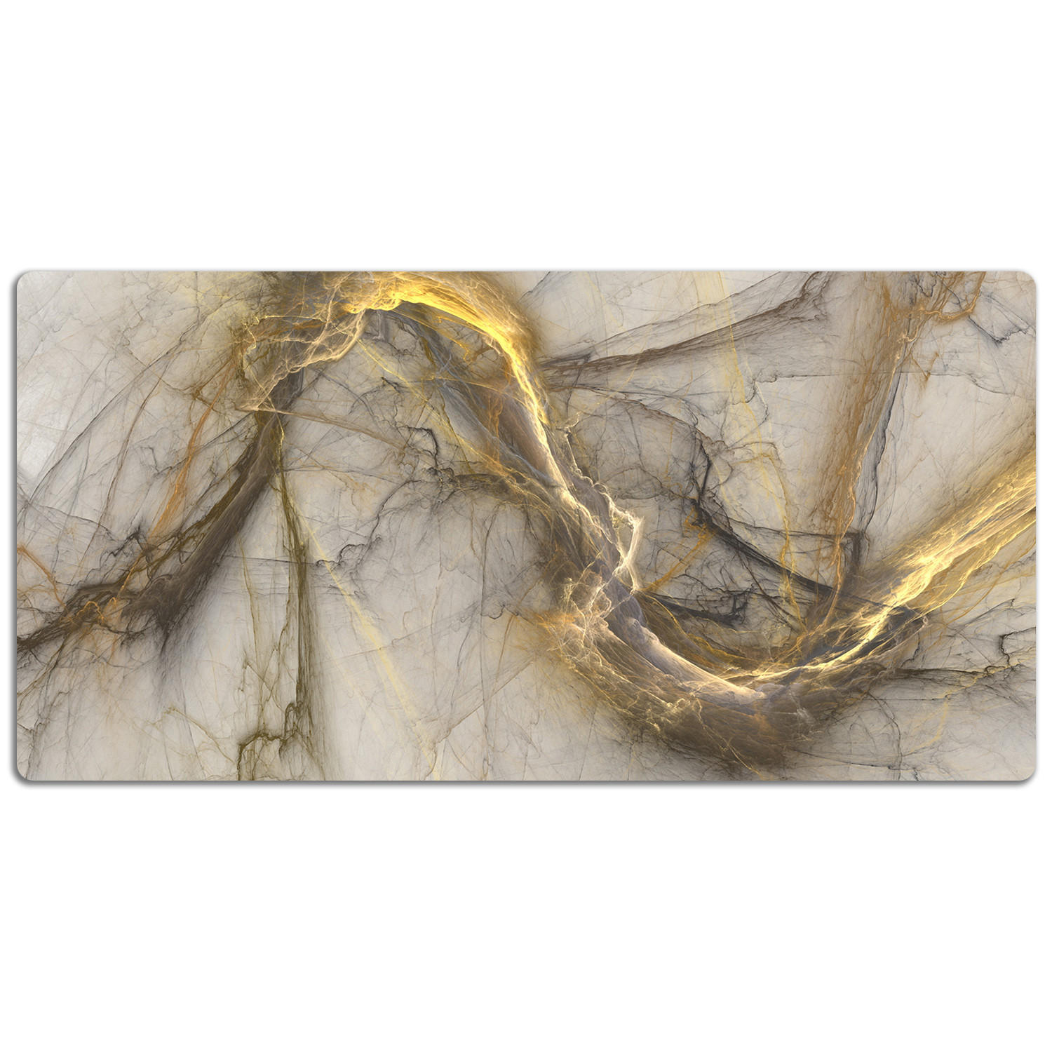ArtPrintCave Schreibtischunterlage Beige 90x45x1.6 cm