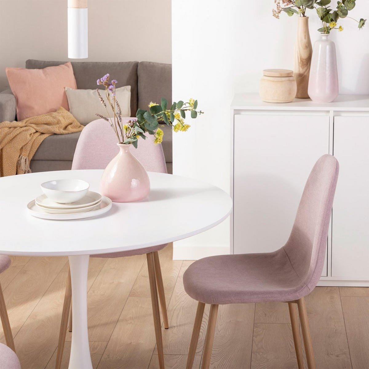 ESSTISCH Cory Weiß 100 cm x 73 cm - Weiß, Holzwerkstoff (100/100/73cm)