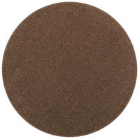 HOCHFLOR VELOURS TEPPICH COTTAGE RUND - Mokka, Textil (133/133cm) - Snapstyle