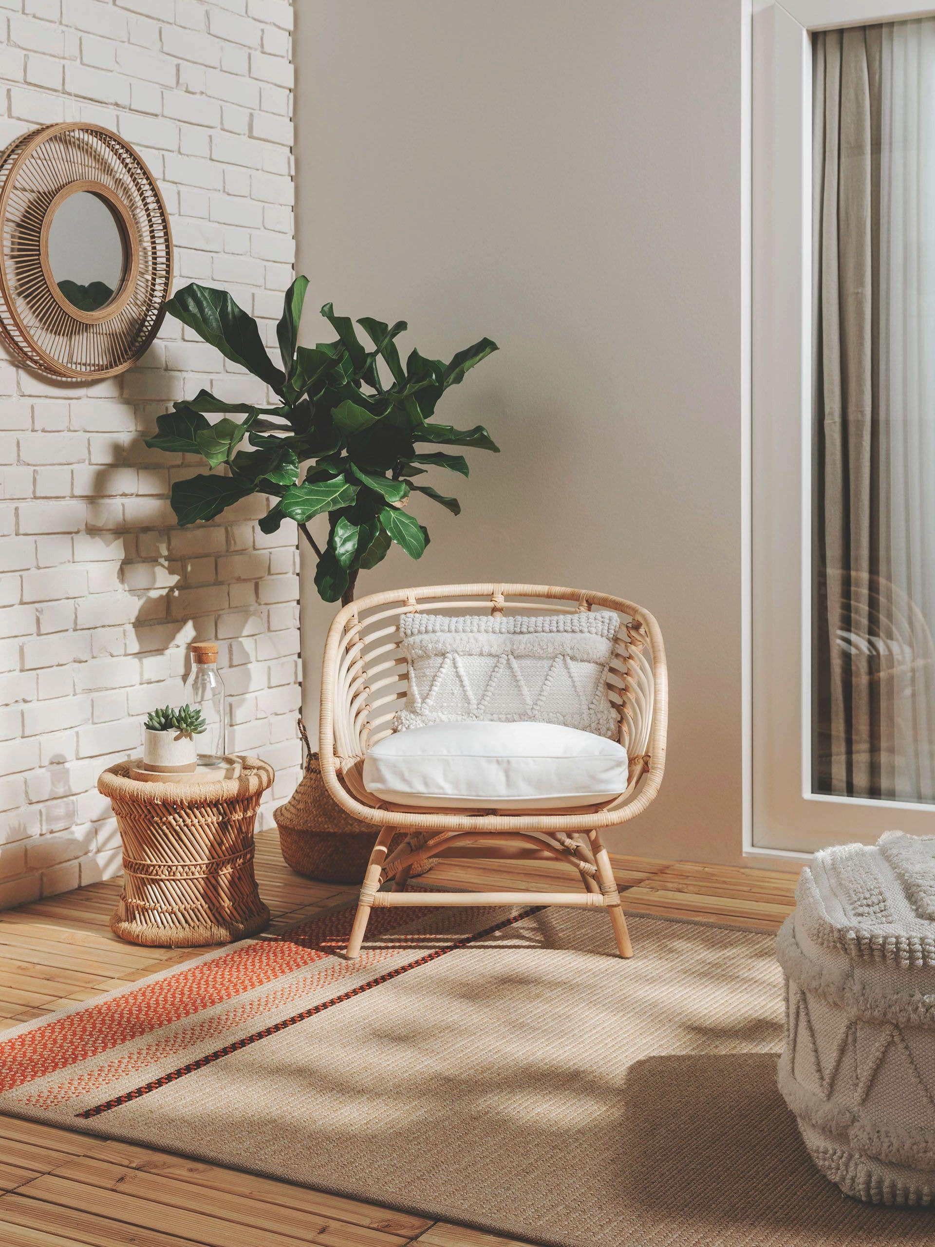 OUTDOORTEPPICH Nandi Terracotta 200x300 cm - Terracotta, Textil (200/300cm) - benuta Nest