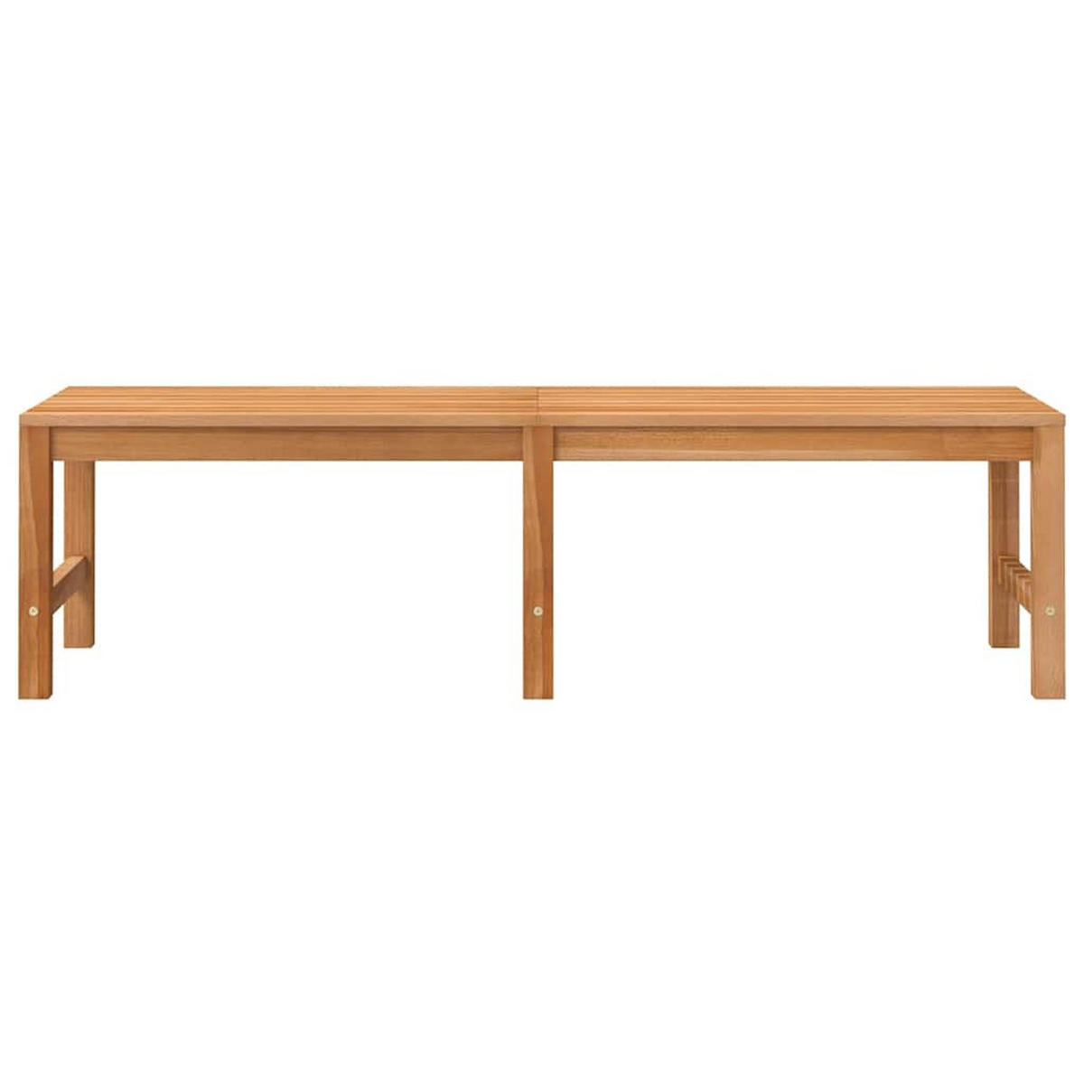 GARTENBANK 150 Cm Massivholz Teak - Braun, Holz (150/45/40cm) - vidaXL