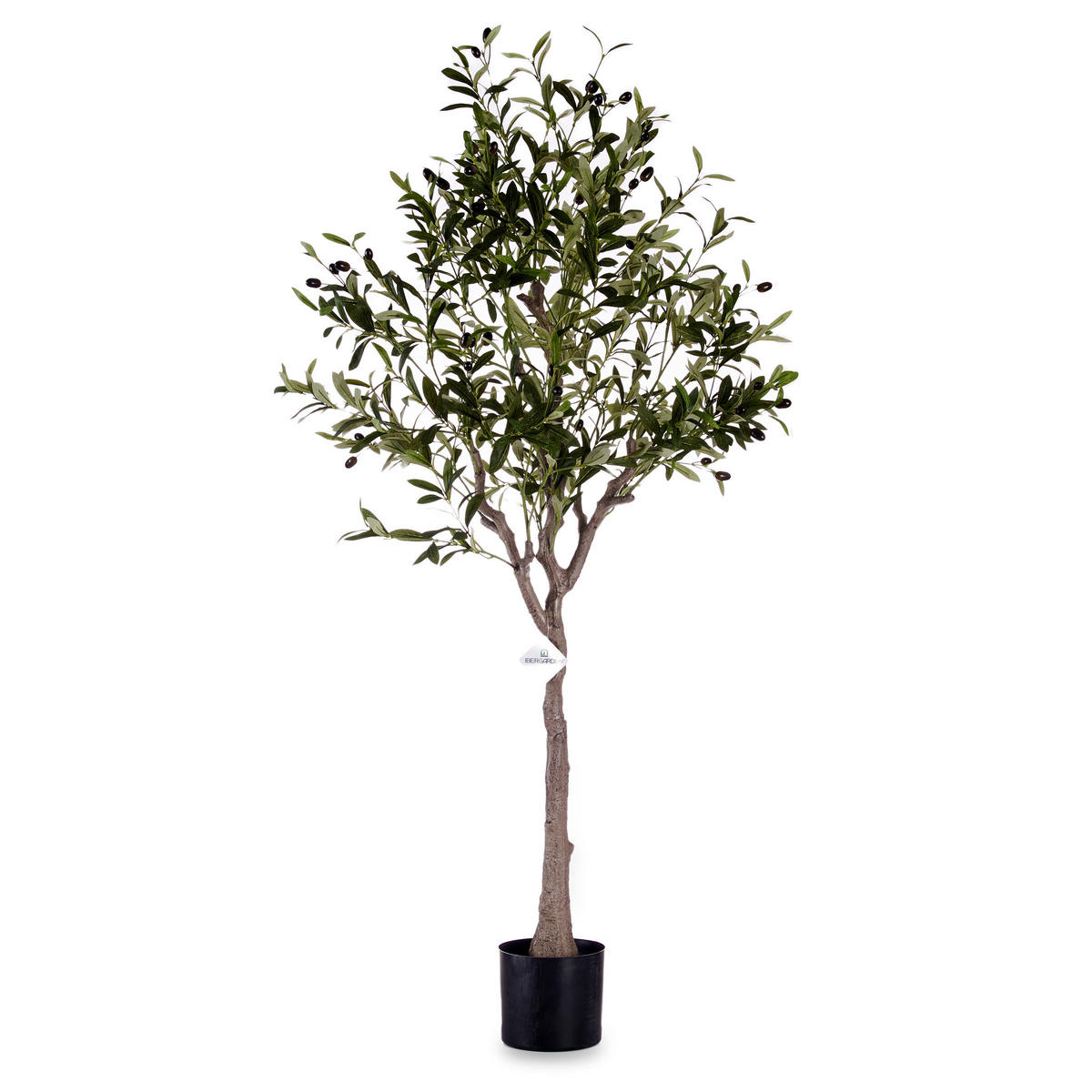 KÜNSTLICHER OLIVENBAUM Gron 130 cm - Multicolor, Kunststoff (130cm) - Ibergarden