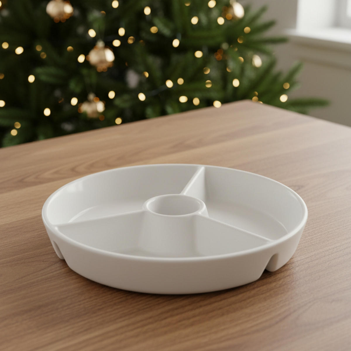 SNACKPLATTE rund 19,5 cm - Weiß, Keramik (19.5/3.5/19.5cm) - Excellent Houseware