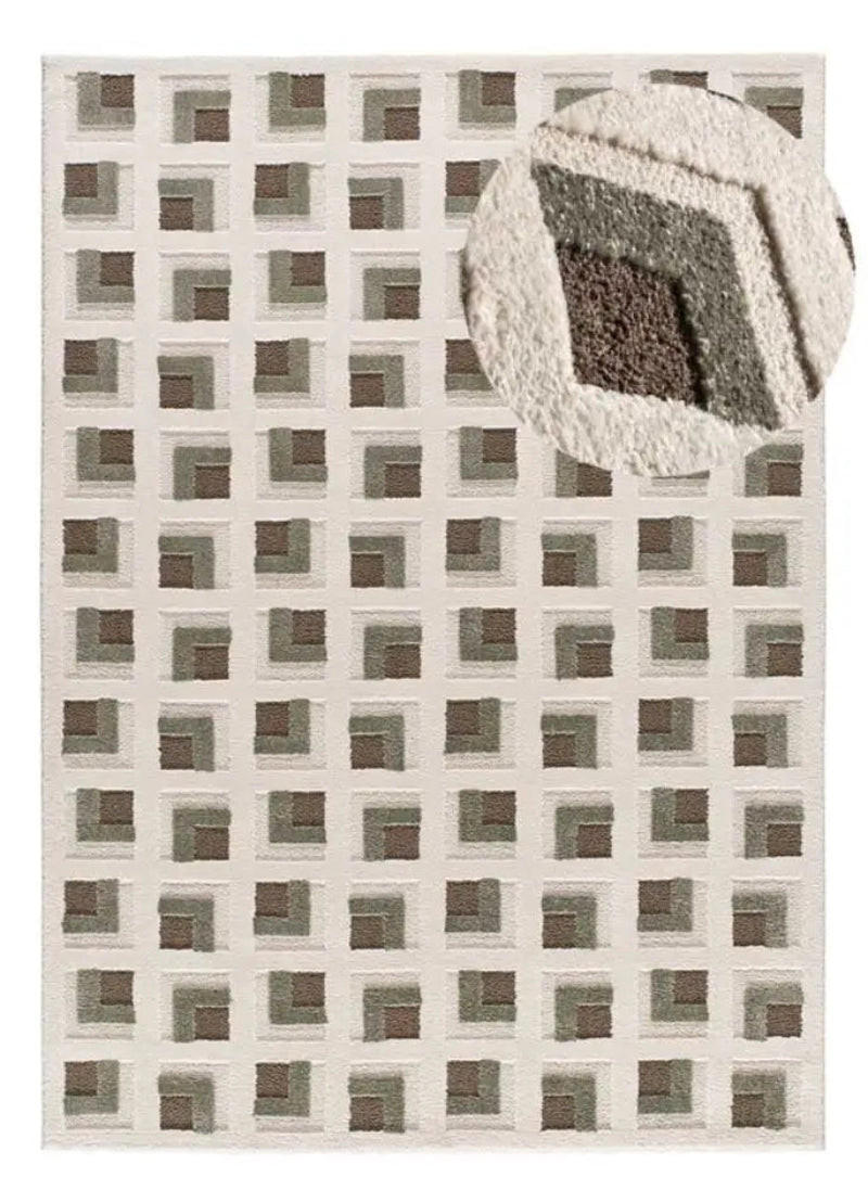 KURZFLORTEPPICH Braun / Weiß Candela 80/150 cm - Braun/Weiß, Naturmaterialien/Textil (80/150cm) - Atticgo