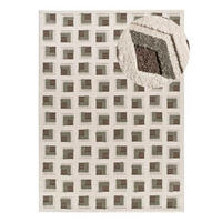 KURZFLORTEPPICH Braun / Weiß Candela 80/150 cm - Braun/Weiß, Naturmaterialien/Textil (80/150cm) - Atticgo