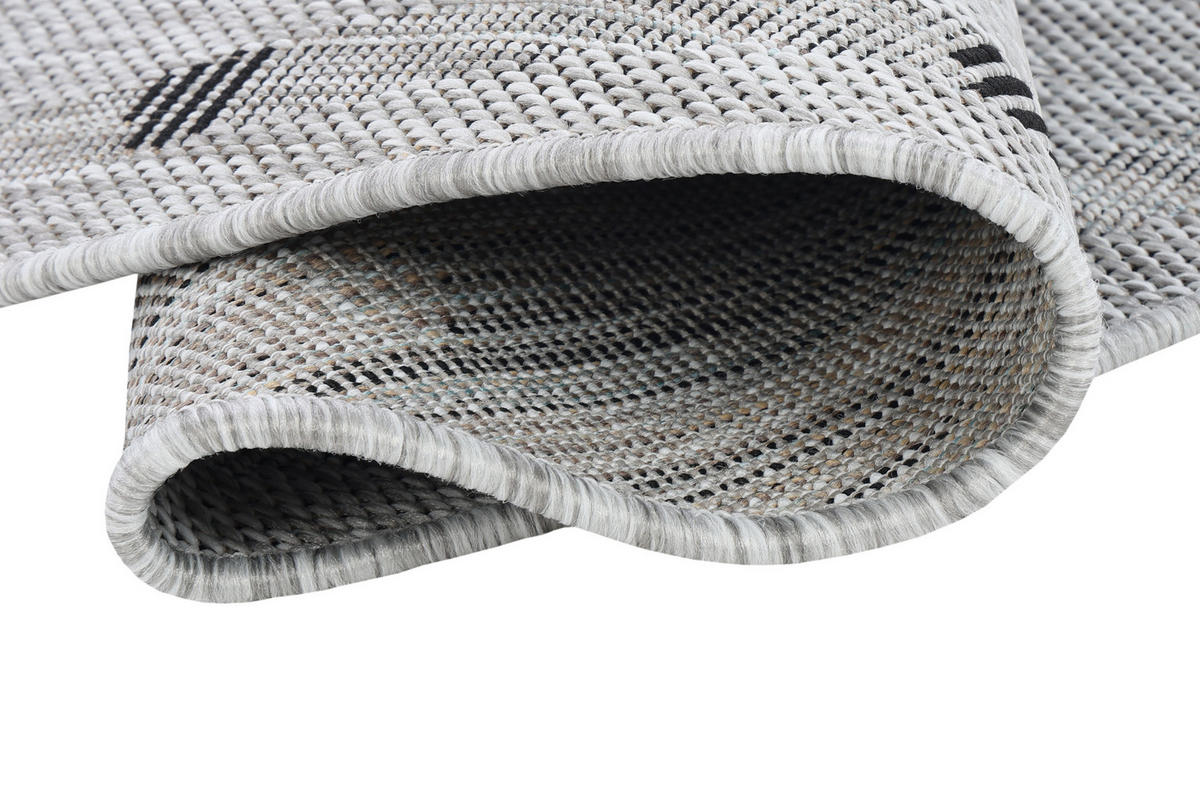 TEPPICH MELISSA Grau 200/200 cm - Grau, Kunststoff (200/200cm) - Tapiso