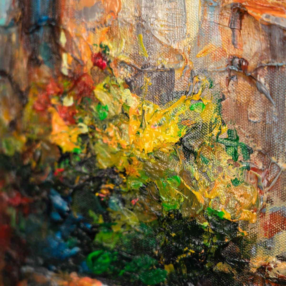 GEMÄLDE Warme Brise Schattenfugenrahmen Grau 60x40 cm - Grau, Holz (60/40cm) - YS-art gallery