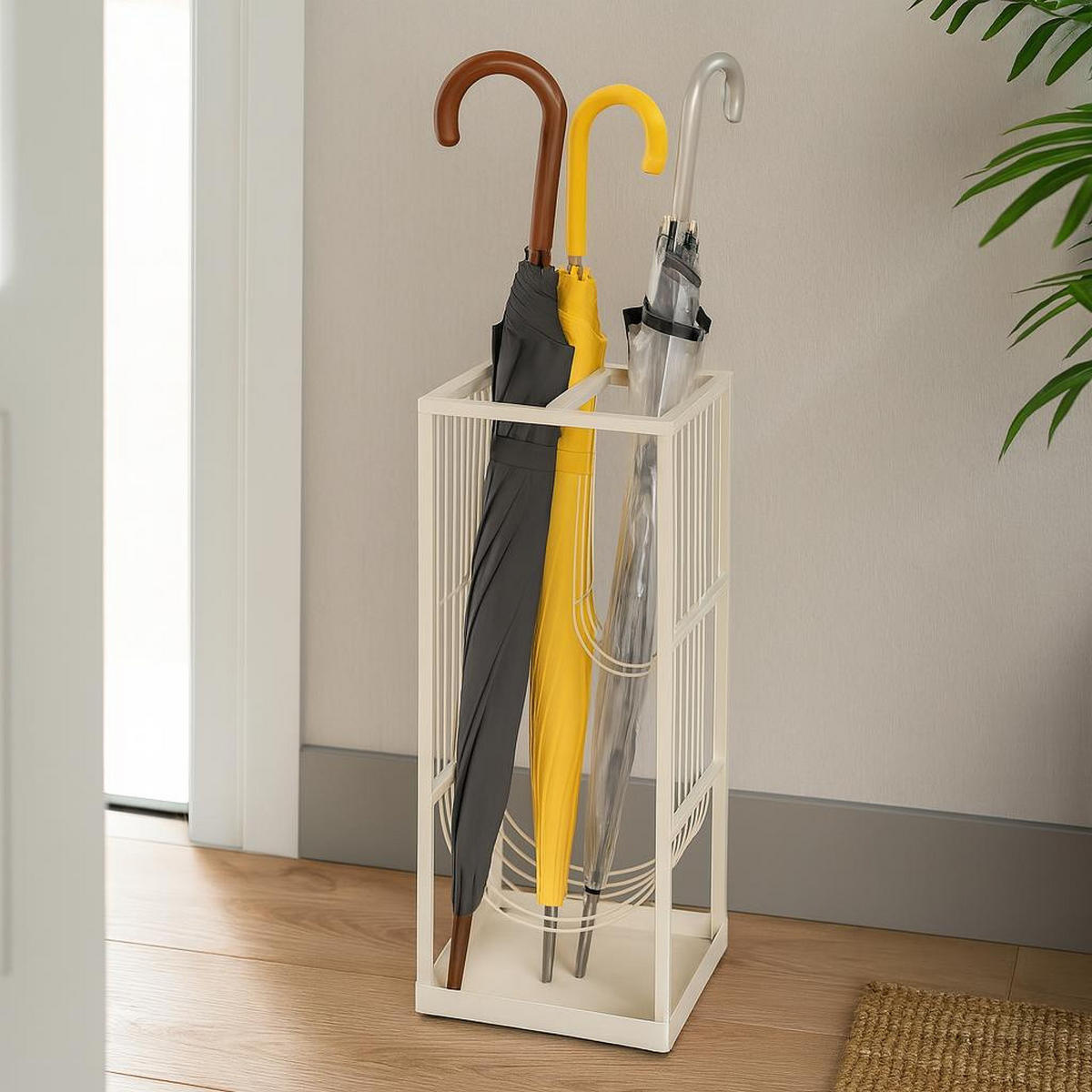 SCHIRMSTÄNDER Metall Metty 20/20/50 cm - Beige, Metall (20/50/20cm) - 5five Simply Smart