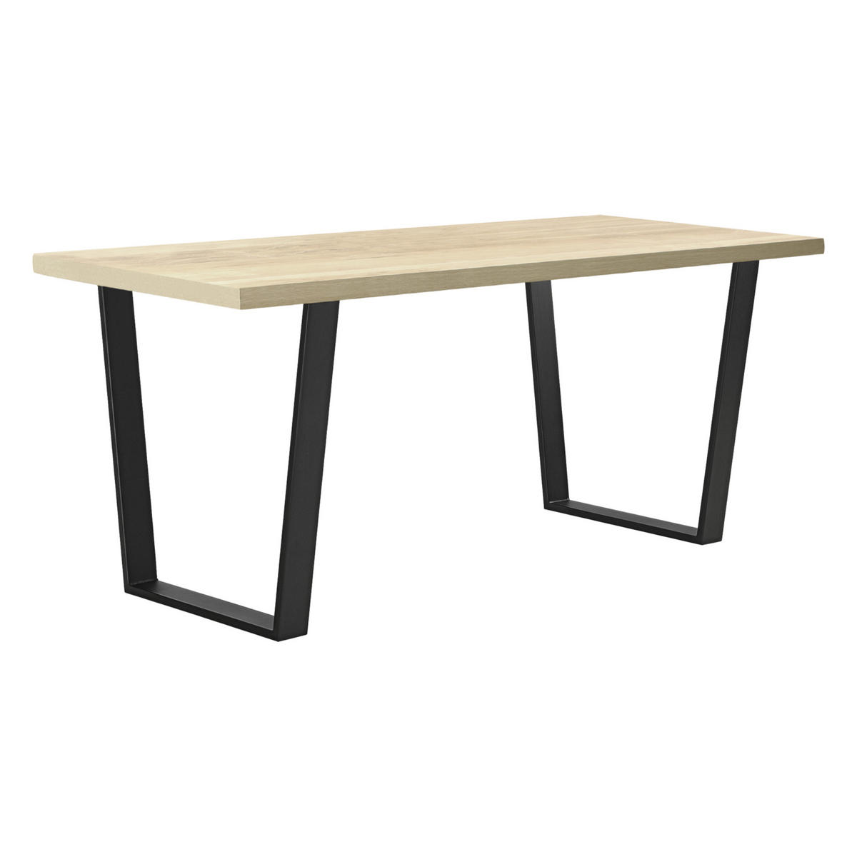 TISCHGESTELL-SET 2 TLG. Lalling - Schwarz, Metall (75/72/8cm) - [en.casa]
