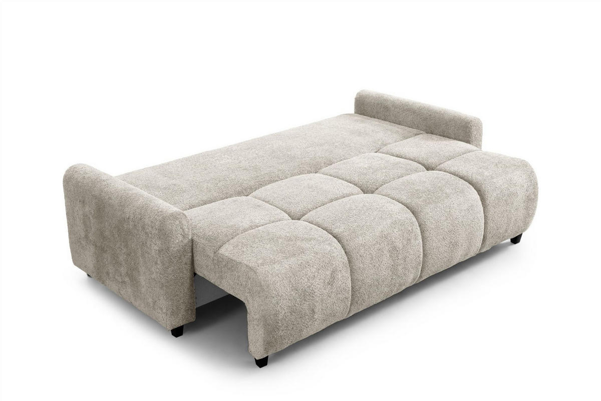 SCHLAFSOFA Giana - Beige, Holzwerkstoff/Textil (230/100/100cm) - Fun Möbel