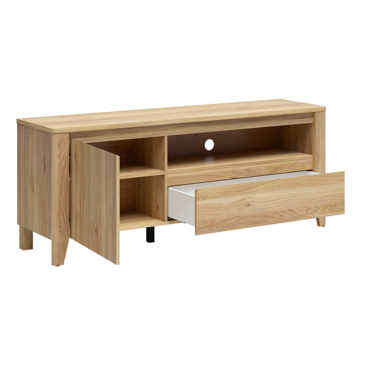 TV STOLÍK Samara Drevo - hnedá, kompozitné drevo (161/64.5/42.5cm) - Petits-meubles