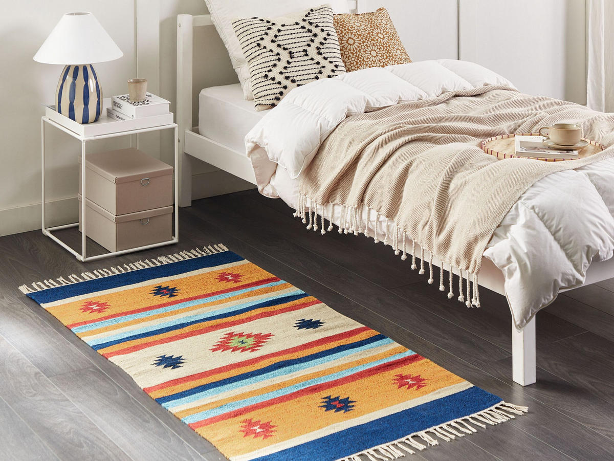 KELIM-TEPPICH Taronik 150/80 cm - Multicolor, Textil (80/150cm) - Beliani