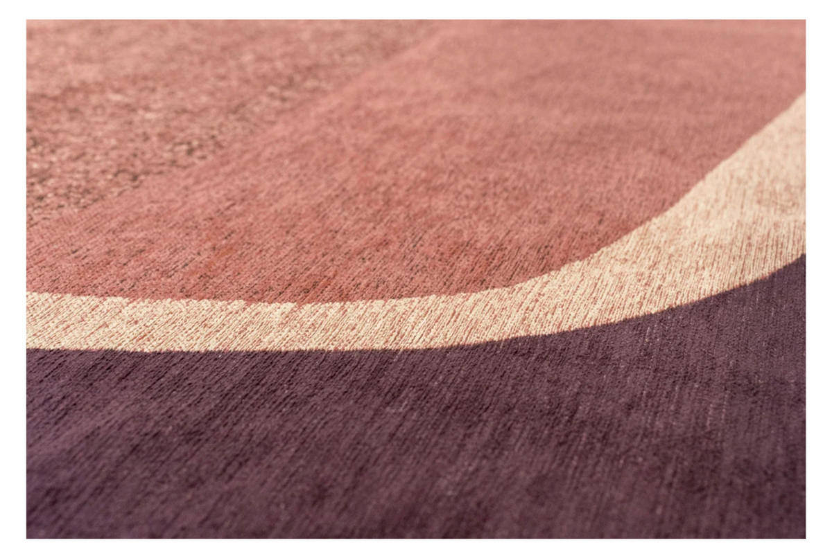 TEPPICH modern Flachgewebe AGATE Lila 240 x 340 cm - Lila, Textil (240/340cm) - Novatrend