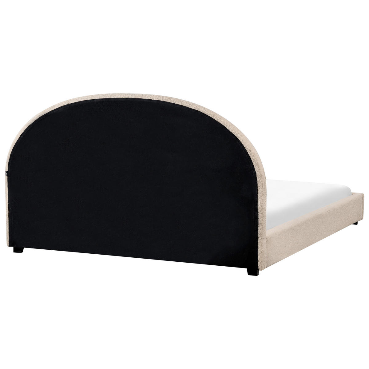 BETT mit Lattenrost 180/200 cm Beige Vaucluse - Beige, Textil (180/200cm) - Beliani