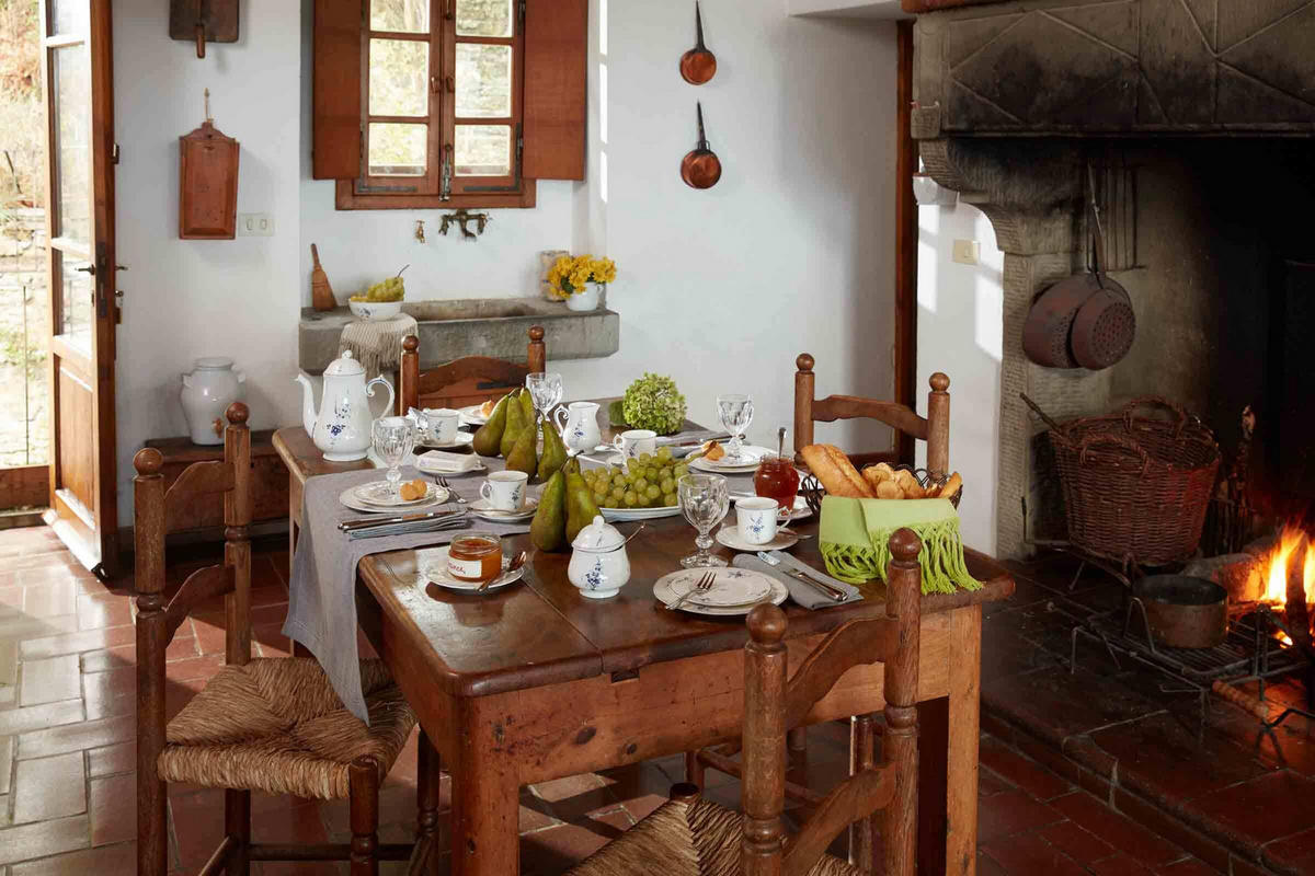 ESPRESSOTASSEN MIT UNTERTASSEN Vieux Luxembourg weiß-blau 70 ml 6er Set - Blau/Weiß, Keramik (0.07L) - Villeroy & Boch