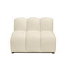SOFAELEMENT Chenille Stoff Beige - Hellbraun/Schwarz, Holzwerkstoff/Kunststoff (90/70/89cm) - Makamii