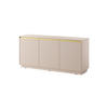 KOMMODE - Kommode Delu K154 - Beige - Beige, Holzwerkstoff (154/72/39cm) - Möblo
