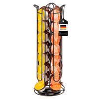 KAPSELSTÄNDER für Dolce Gusto, 32 Kapseln, schwarz - Schwarz, Metall (15/41.5/15cm) - eluno