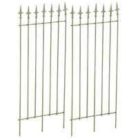 RANKGITTER Elly - 2er Set antik-grün - Grün, Metall (50/100/2cm) - TPFGarden