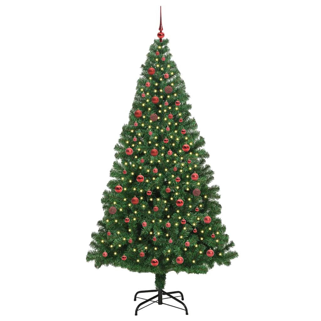 vidaXL Weihnachtsbaum Grün 210 cm