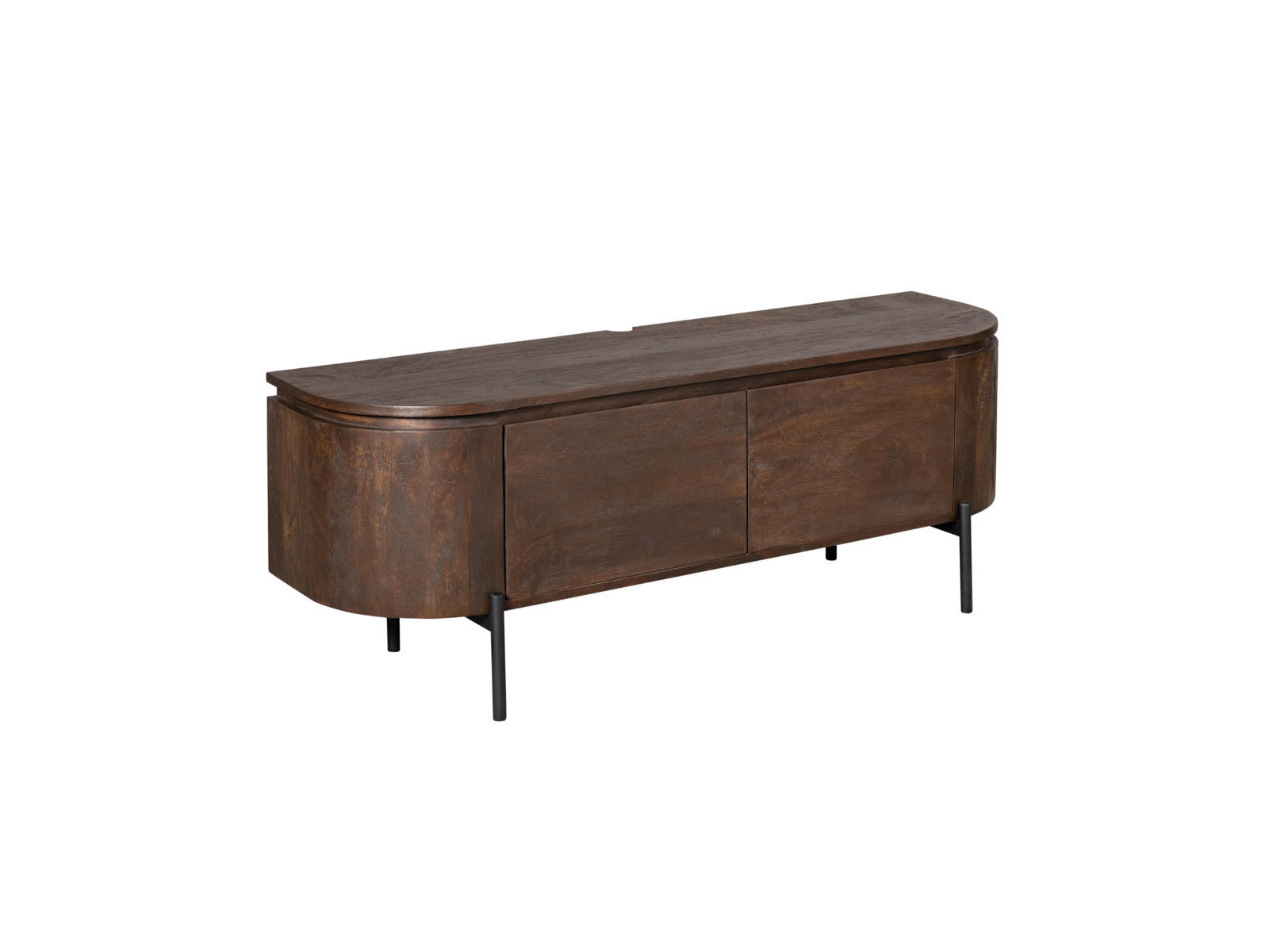 LOWBOARD Magnificent Mangoholz 120 cm / 35 cm Braun - Braun, Holz (120/30/35cm) - Villa Möbel