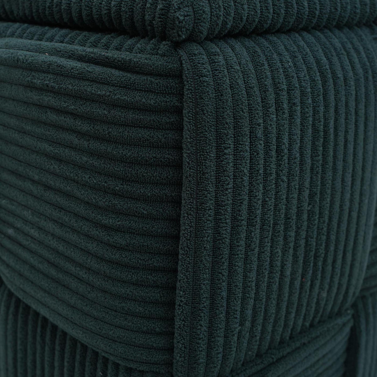 HOCKER Grün - Grün, Textil (40/43/40cm) - MCW