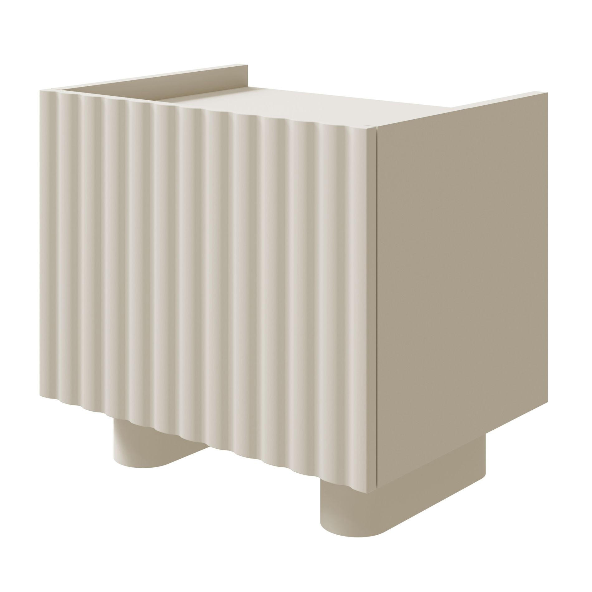 NACHTTISCH Fiorra Greige 48 cm - Kaschmir, Holzwerkstoff (48/49/37cm) - Selsey