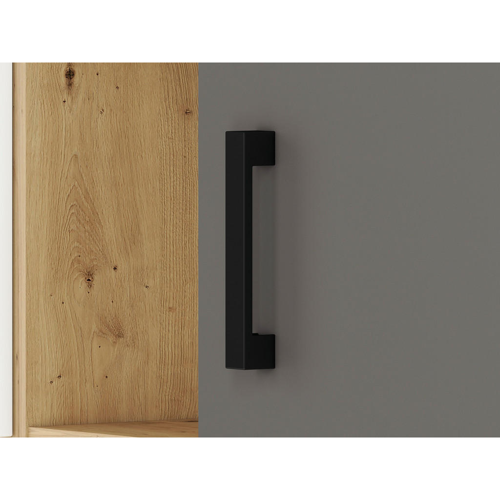 Thumbnail - Feldmann-Wohnen Highboard, Braun, Weiß, Holz, 8 Fächer, Rechteckig, 92x139x42 cm, Wohnzimmer, Kommoden & Sideboards, Hig...