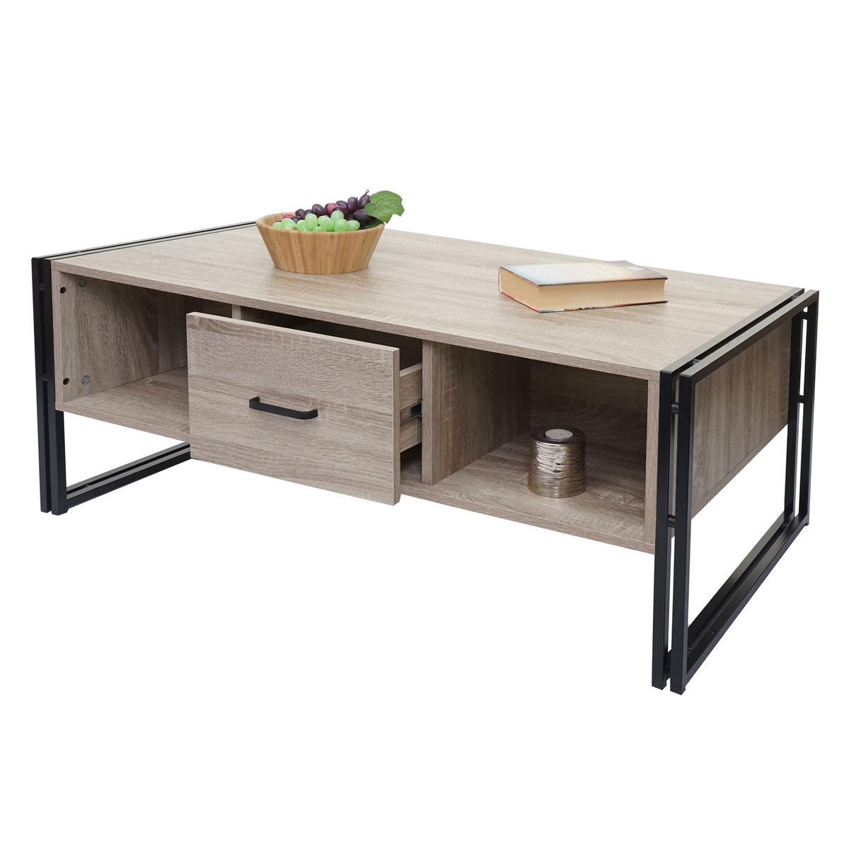 COUCHTISCH A27B rechteck Eiche Dekor - Eichefarben, Holzwerkstoff (60/110/45cm) - MCW