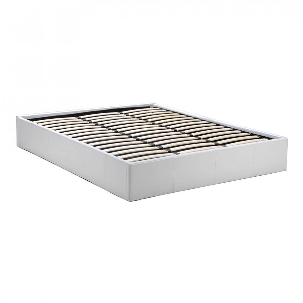 BETT TORINO 160x200 mit Lattenrost - Weiß - Weiß, Holzwerkstoff (160/200cm) - Weber Industries