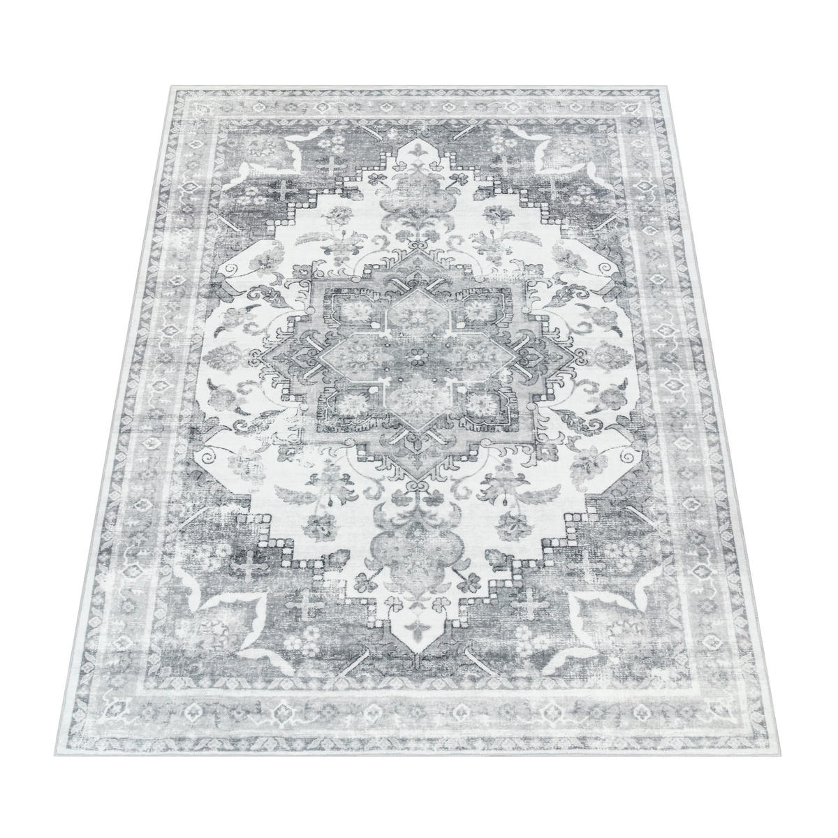 KURZFLORTEPPICH 80/150 cm Cambridge 462 - Grau, Textil (80/150cm) - Paco Home