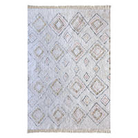 TEPPICH Salford elfenbein/bunt 120 x 180 cm - Multicolor, Textil (180/120cm) - The Rug Republic