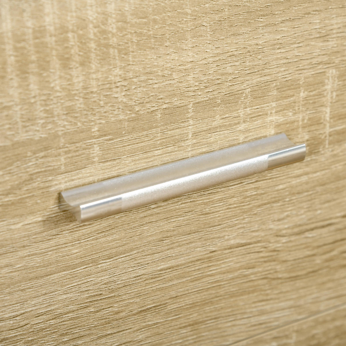 KOMOODE DE-12780 4 Schubladen, zeitgenössisch Eiche hell - Eichefarben, Holzwerkstoff (76/72/35cm) - ComfortXL