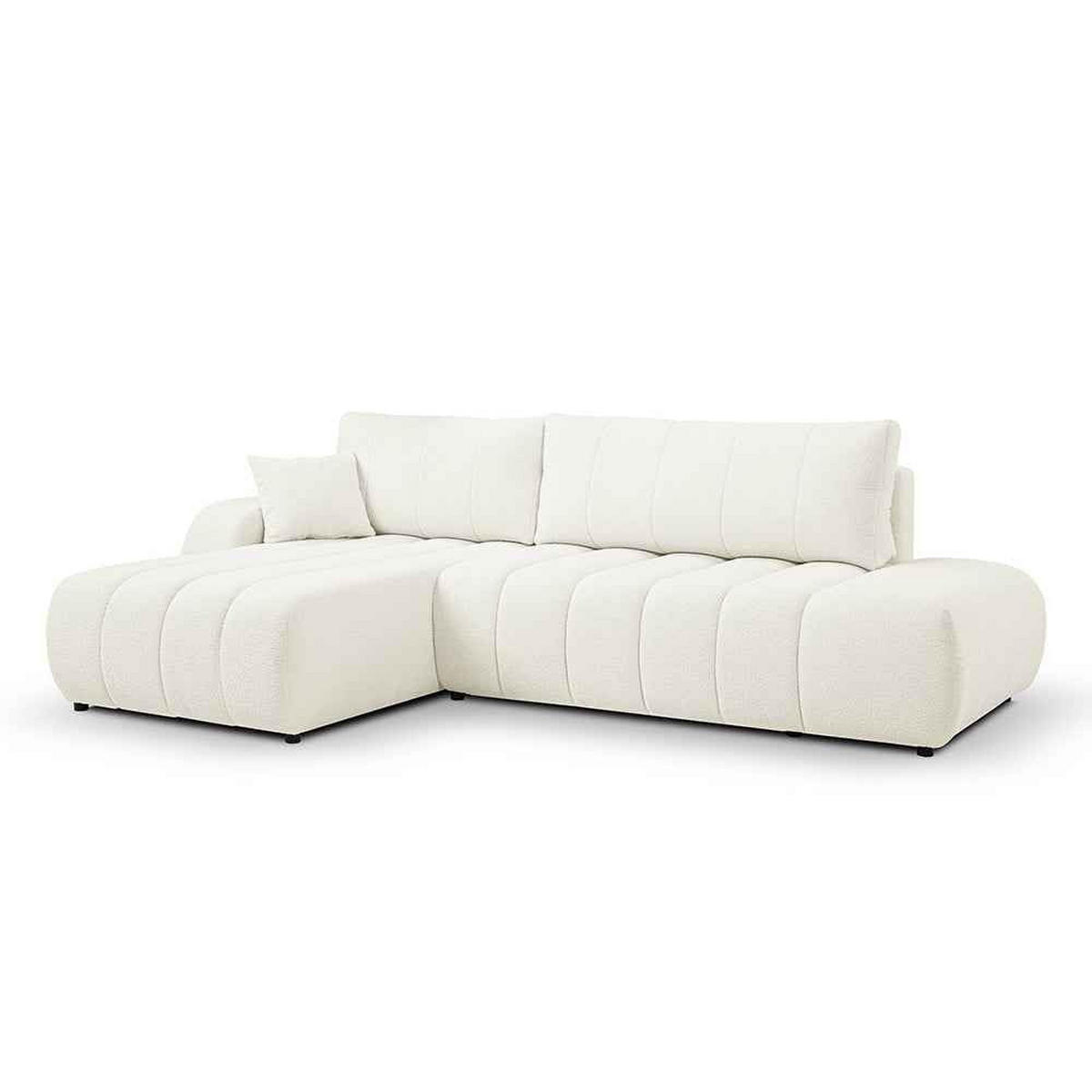 ECKSOFA BALOA Ecru - Ecru, Textil (276/88/176cm) - Pillovely