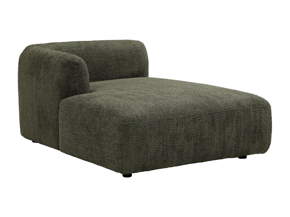 RECAMIERE ohne Schlaffunktion - 1 Person - stoff - grün Danepi - Grün, Textil (113/69/161cm) - Vente-Unique