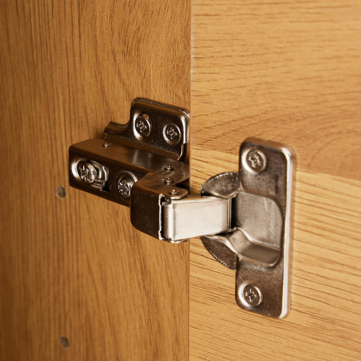 GESCHIRRSCHRANK Stinna 80/40/130 cm - Braun, Holzwerkstoff (40/130/80cm) - Happy Garden