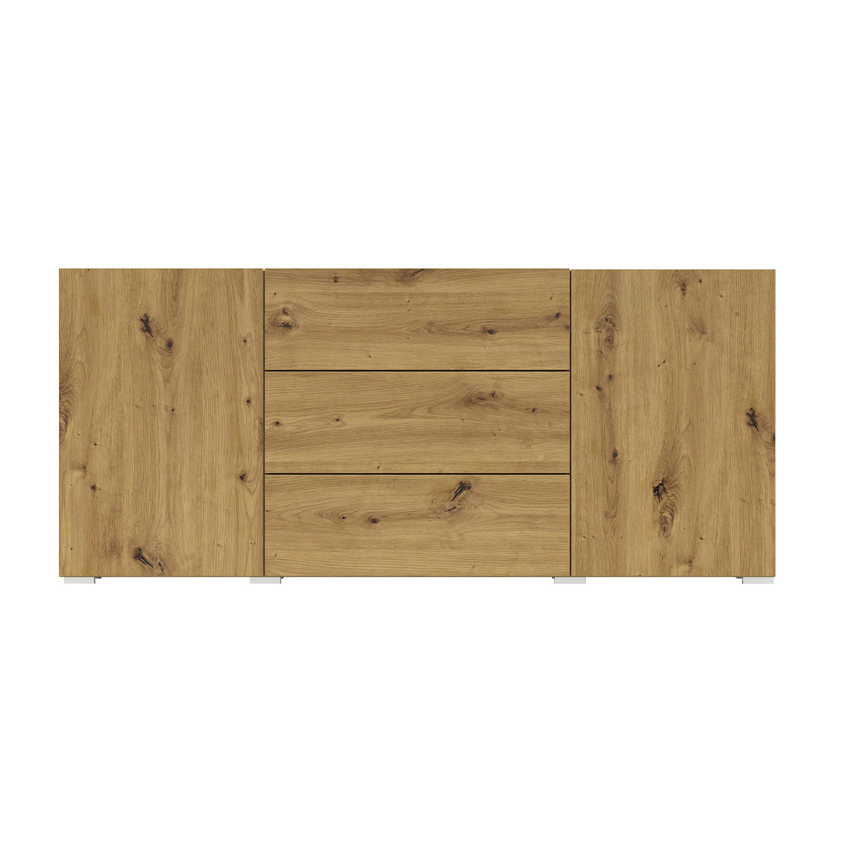 SIDEBOARD Glora Holz - Braun, Holzwerkstoff (140/63/35cm) - Petits-meubles