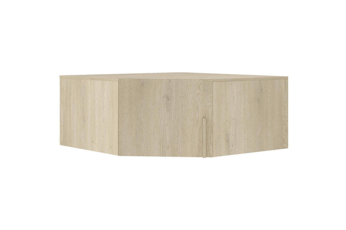AUFSATZSCHRANK BRISSO BRN4 95/40/95 cm in Eiche Ceremona - Eichefarben, Holzwerkstoff (95/40/95cm) - Deine Möbel 24
