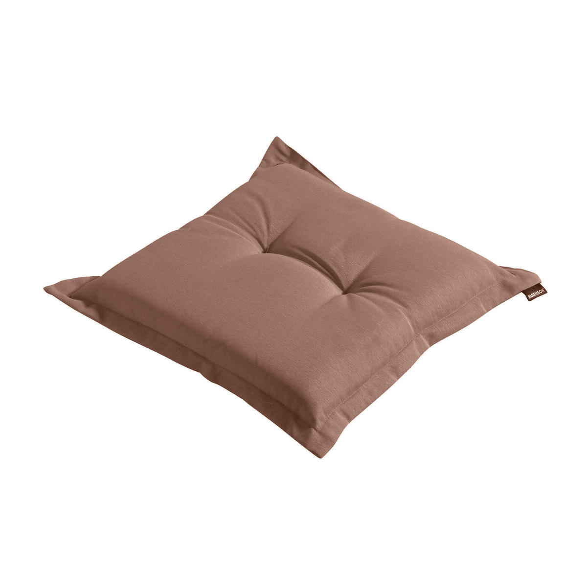 SITZKISSEN Panama - Braun - 50/50/7 cm - 4er-Set - Braun, Textil (50/7/50cm) - Madison