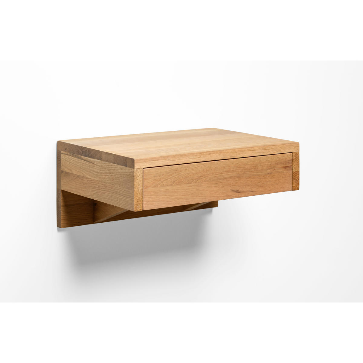 NACHTTISCH Bo, Eiche, 30/40/18 cm - Eichefarben, Holz (40/18/30cm) - WOODEK