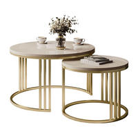 COUCHTISCH 2in1 LORI Hochglanz Gold gebürstet, gebürstetes Gold / glänzender Kaschmir - Kaschmir, Metall (70/70/49cm) - Lookway