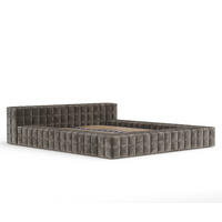 POLSTERBETT Nessino Braun 140/200 cm - Schwarz/Naturfarben, Holz/Holzwerkstoff (140/200cm) - Maison de Reve