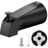 BADEWANNENARMATUR – Schwarz - Schwarz, Metall (15/7/8cm)