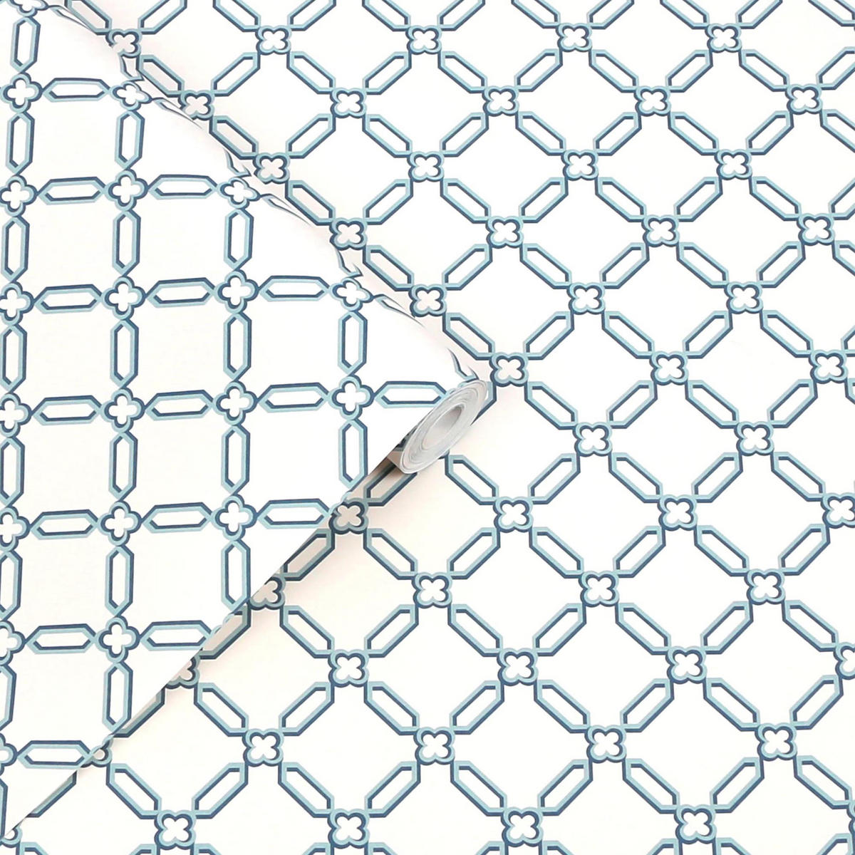 VLIESTAPETE Westminster - Blau, Papier/Kunststoff (52/1000cm) - LAURA ASHLEY