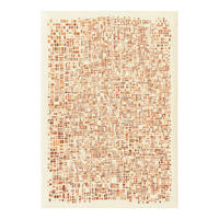 PREPROGA Cubik Pumpkin 240/340 cm - oranžna, umetna masa/tekstil (240/340cm) - Louis De Poortere