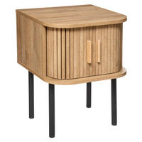 NACHTSCHRANK Colva 40/40/53 cm - Beige, Holzwerkstoff (40/53/40cm) - Atmosphera Createur d´interieur