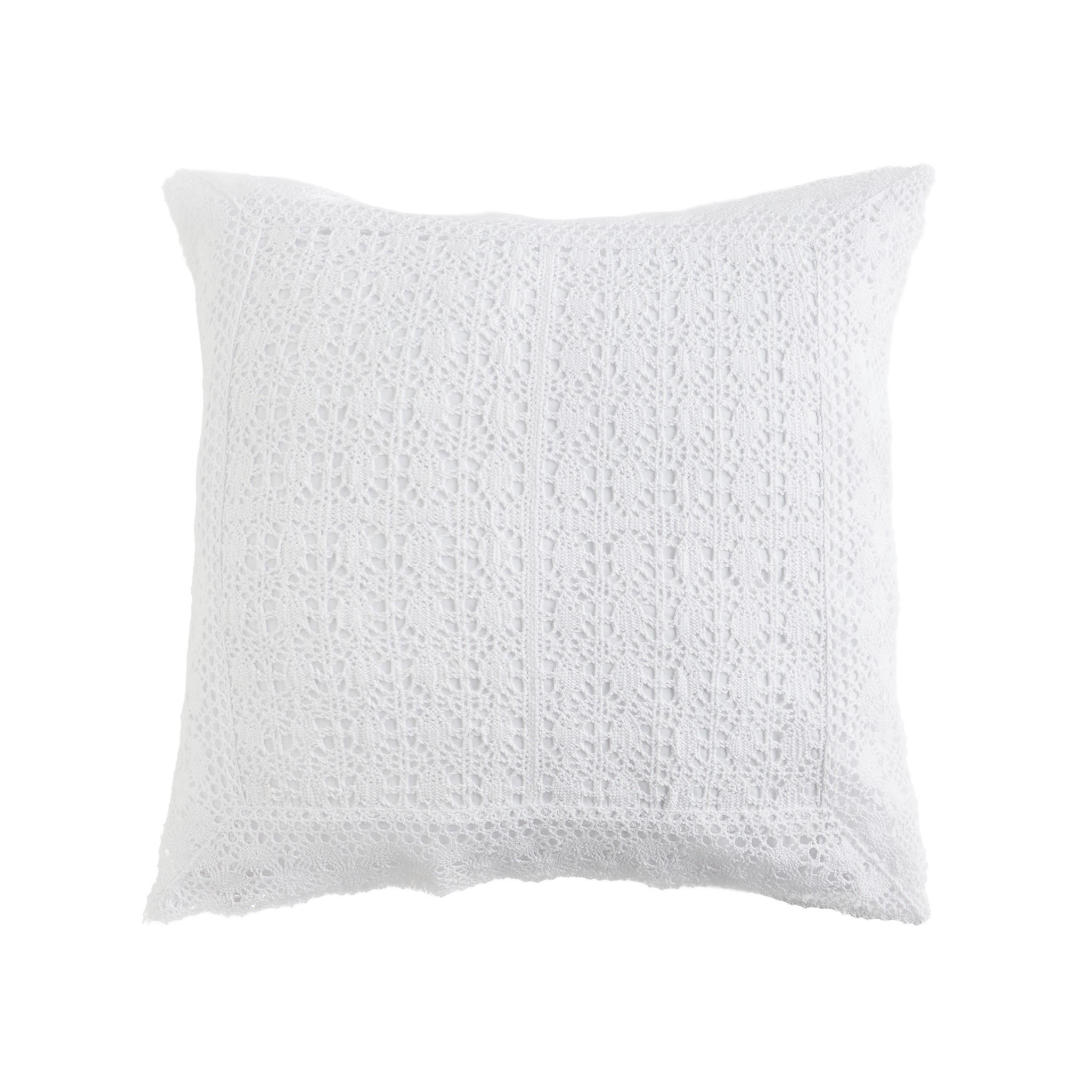 KISSENBEZUG Folkelips - Weiß, Textil (45/45cm) - home&you