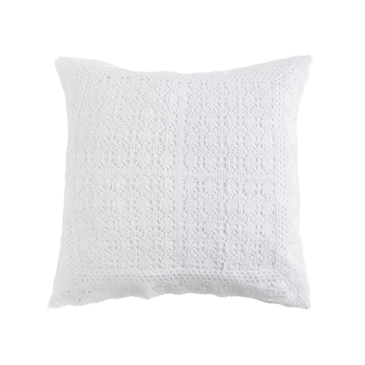 KISSENBEZUG Folkelips - Weiß, Textil (45/45cm) - home&you