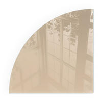 GLASPLATTE für Kamin 100x100 cm - Gelb, Glas (100/100/0.4cm) - TULUP